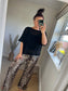Fine Knit Top - Black