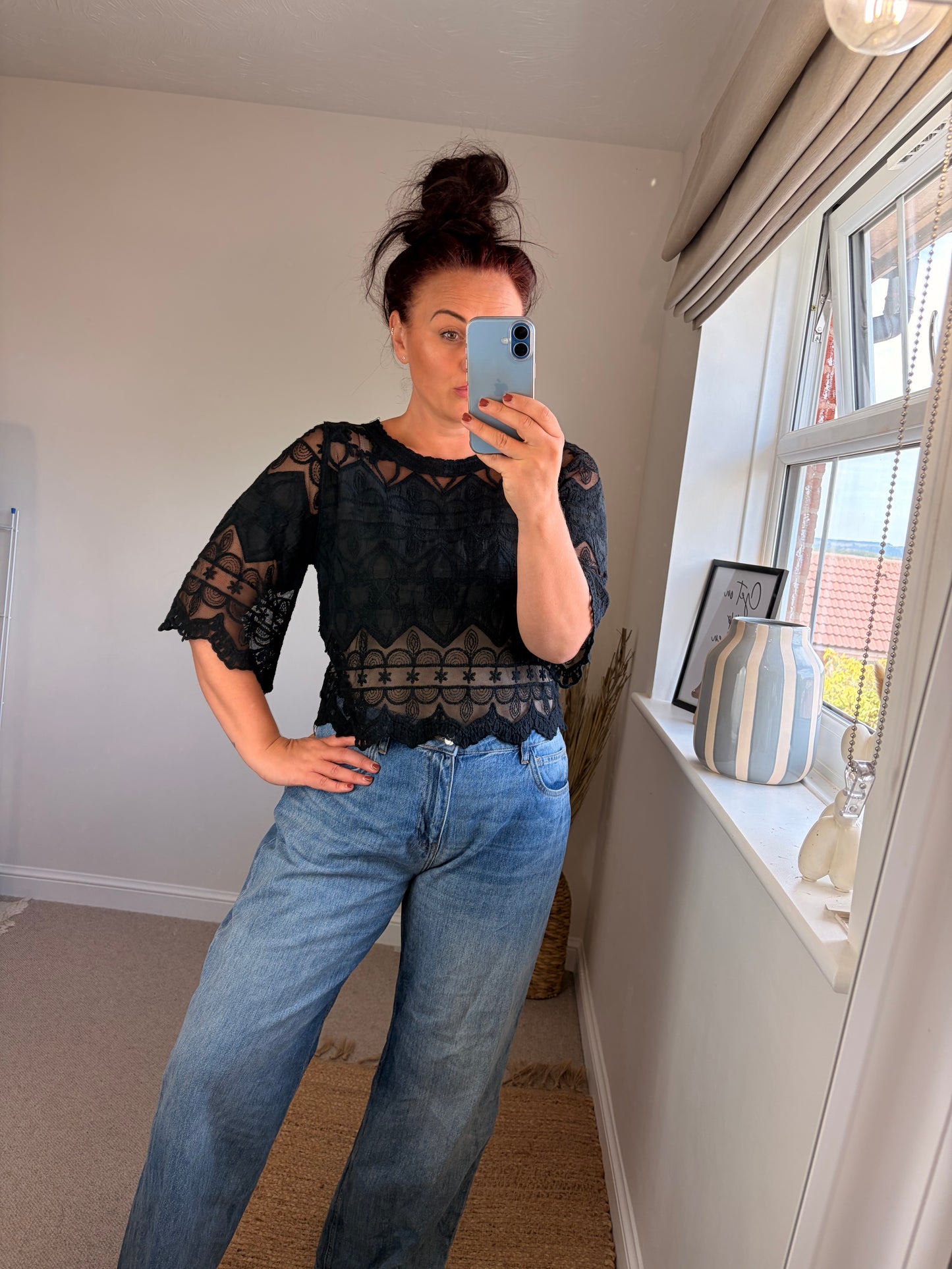 Lace Top - Black