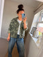 Camo Shirt Jacket - Khaki