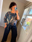 Marble Tie Top - Blue