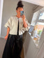 Puff Sleeve Jacket - Cream