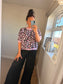 Leopard Short Sleeve Jumper