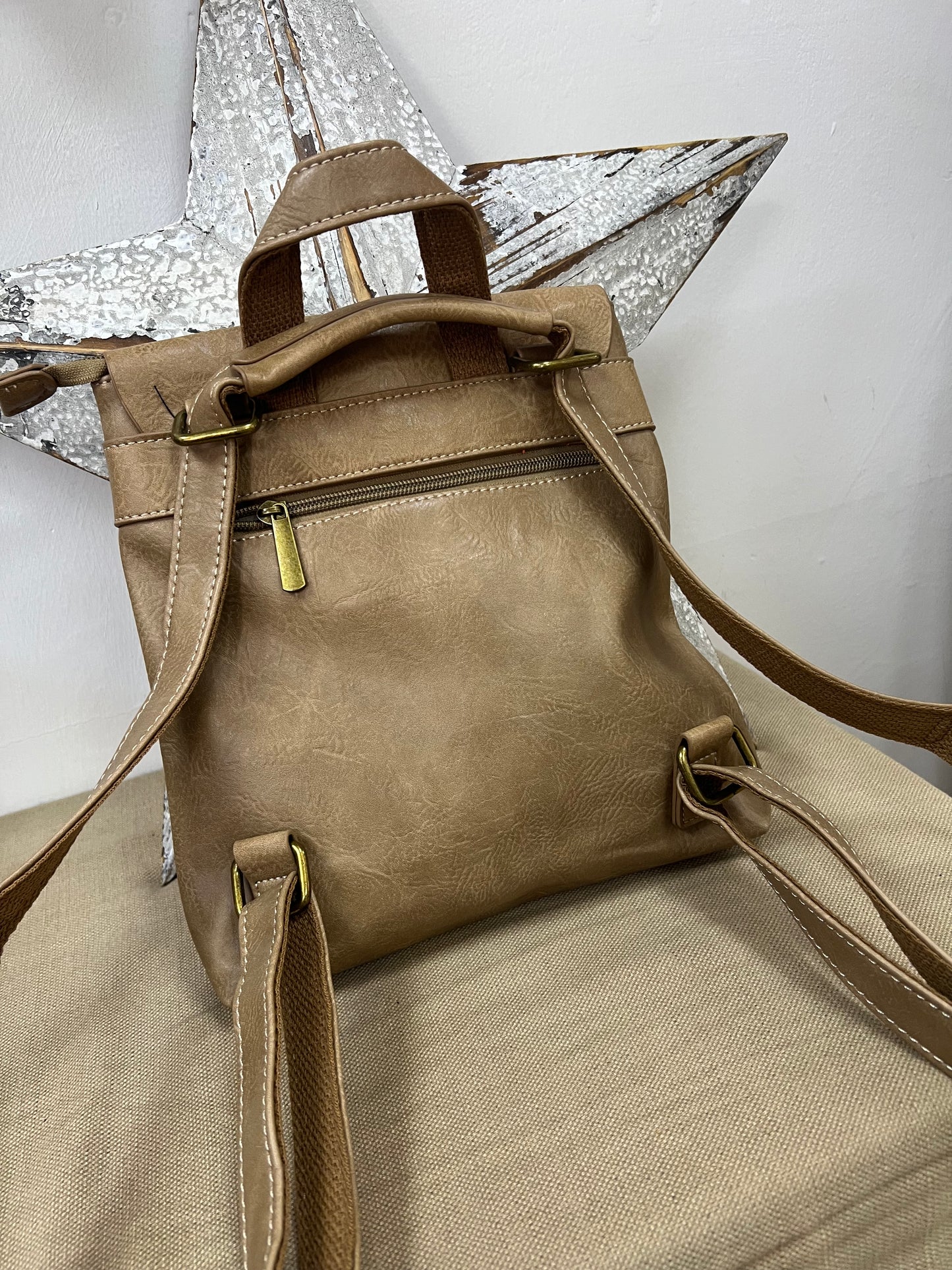 Small Rucksack - Taupe