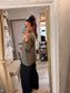 Ribbed Asymmetrical Jumper - Mocha