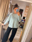 Button Side Jumper - Light Grey