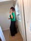 Flute Sleeve Jumper - Green