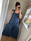 Denim Spotty Jumpsuit