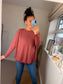Button Side Jumper - Dusky Pink