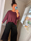 Jersey Top - Wine