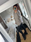 Button Side Jumper - Oatmeal