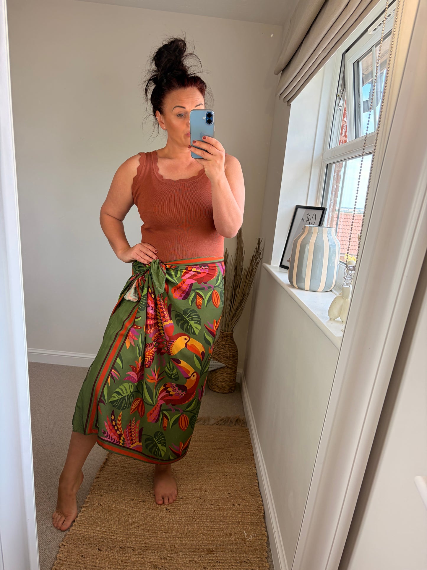 Tie Sarong Skirt - Midi