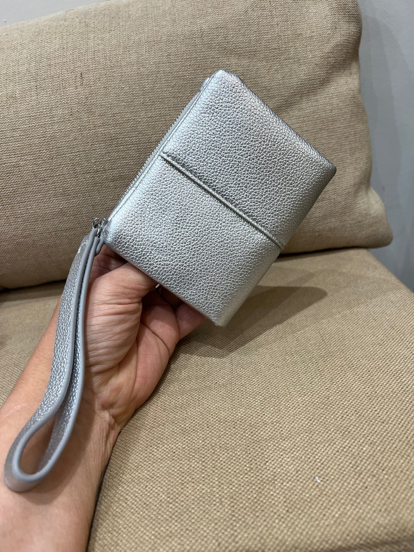 Wristlet Purse - Silver
