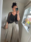 Crochet Scooped Cardi - Chocolate