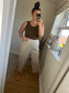 Premium Linen Trousers - Beige