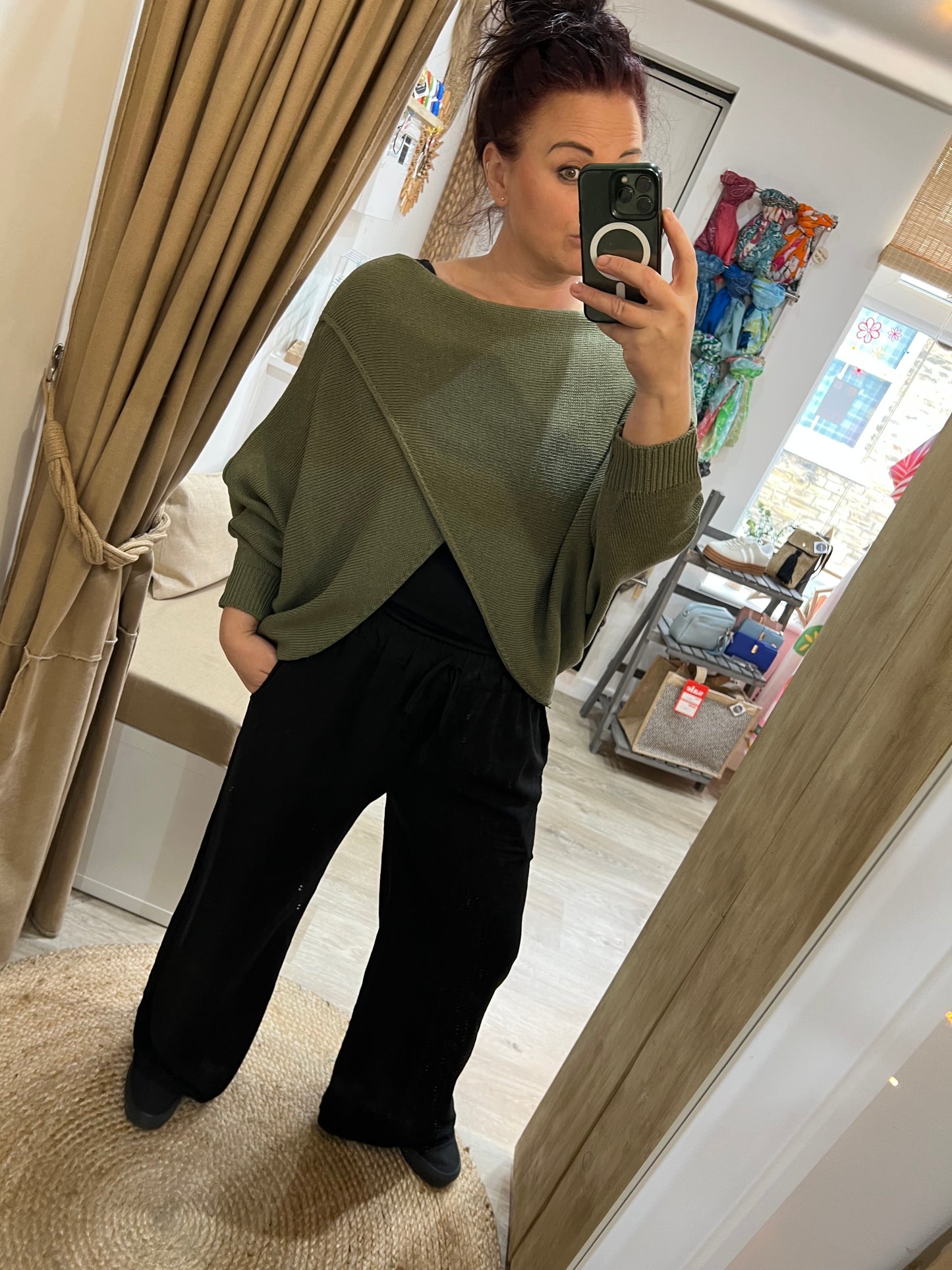 Wrap Knit - Khaki