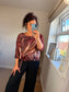 Marble Tie Top - Wine