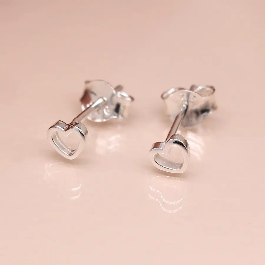 Peace of Mind - Sterling Silver Tiny Hearts