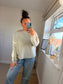 2-way Chunky Jumper - Beige/Cream