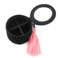 Velvet Trinket Box - Black Floral