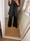 Sequin Trousers - Black