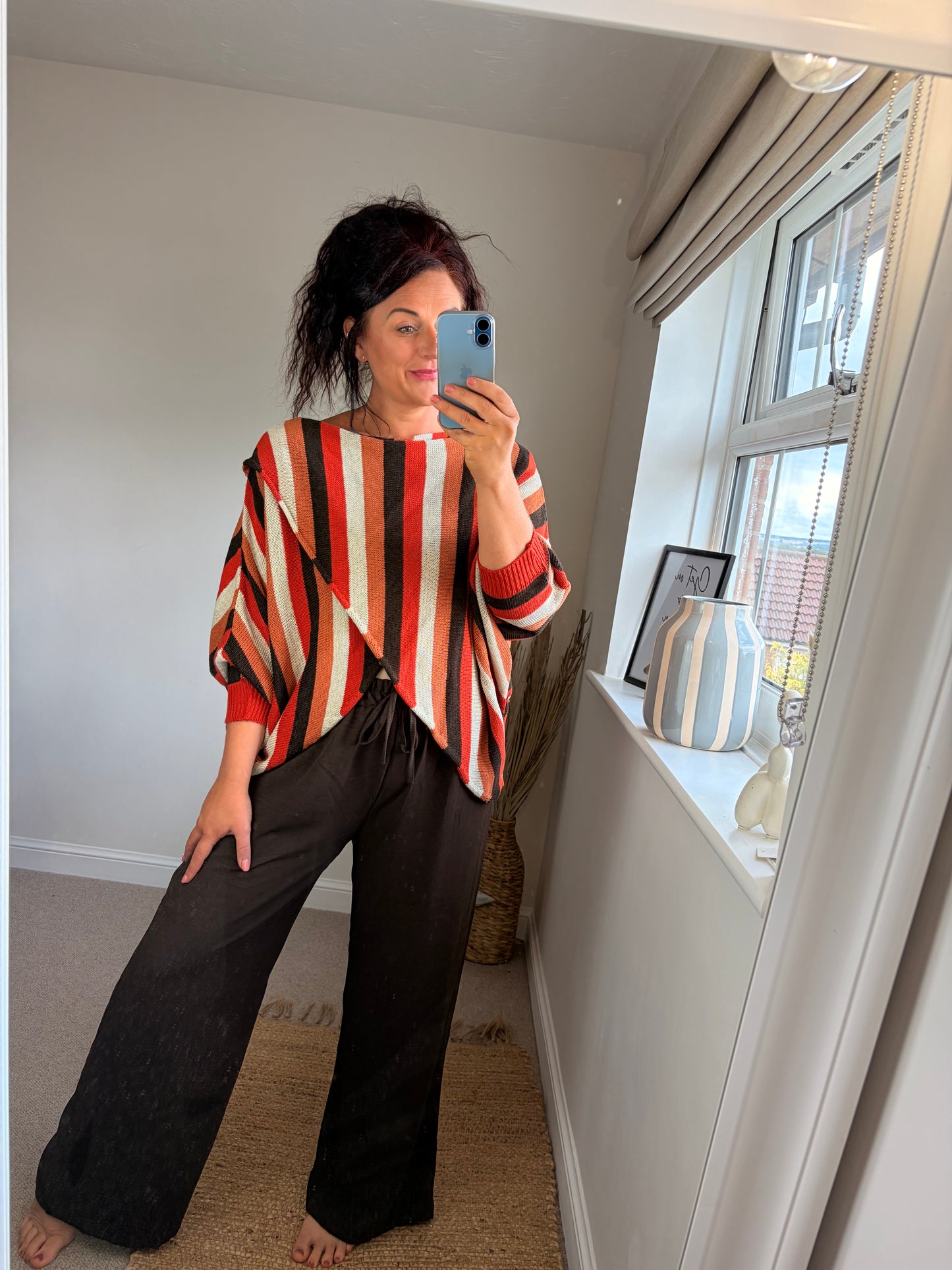 Wrap Knit - Stripe Rust