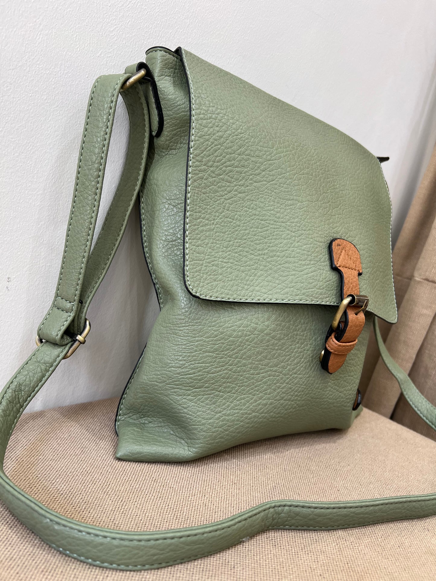 Satchel Crossbody Bag - Sage