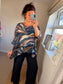 Marble Floaty Top - Blue