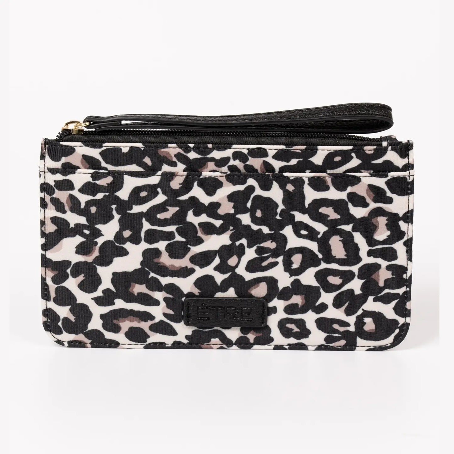 Passport Holder Wallet - Leopard Cream