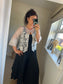 One Button Cardi - Beige