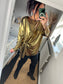 Tie Side Top - Gold