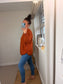 Button Side Jumper - Rust
