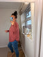 Button Side Jumper - Dusky Pink