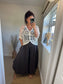 Crochet Scooped Cardi - Cream