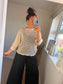 3-way Crochet Top - Cream