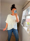 Twist Front Top - White