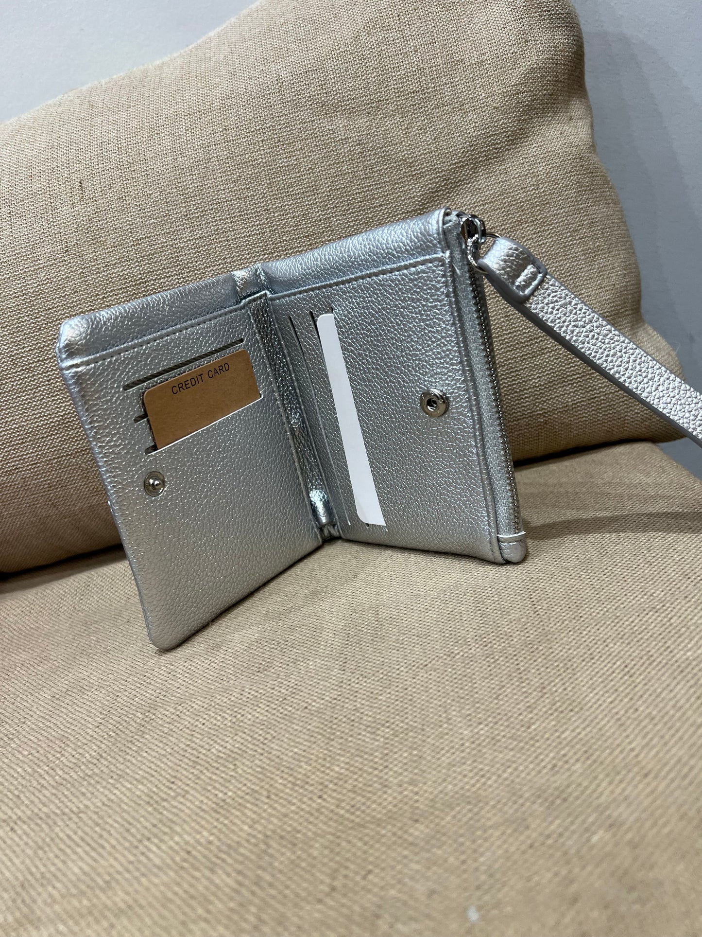 Wristlet Purse - Silver