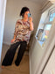 Marble Floaty Top - Beige