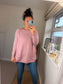 Button Side Jumper - Blush