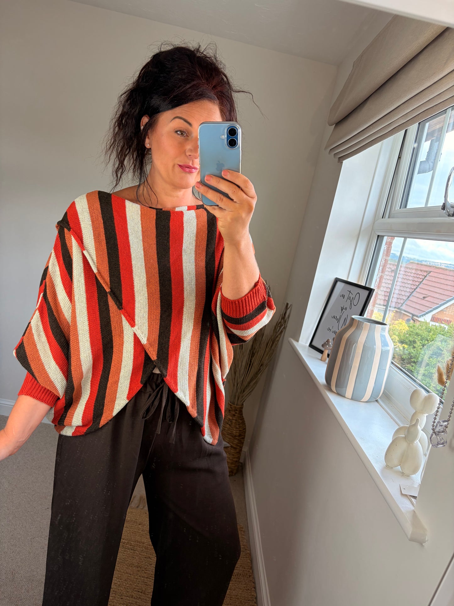 Wrap Knit - Stripe Rust
