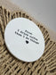Porcelain Coaster - First Coffee