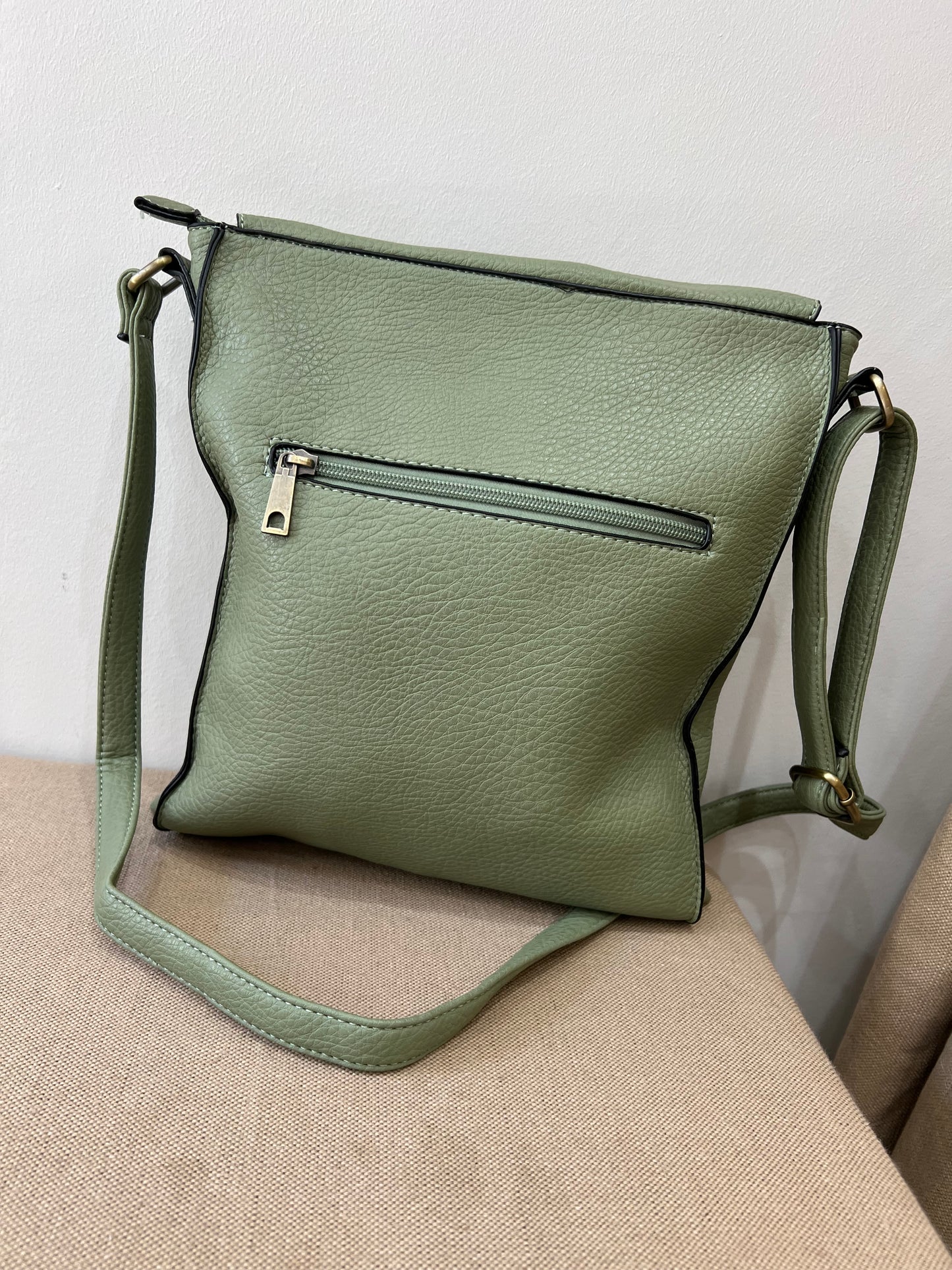 Satchel Crossbody Bag - Sage
