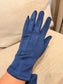 Faux Suede Gloves - Navy