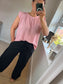 Cap Sleeve Top - Blush