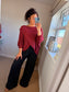 Wrap Knit - Raspberry