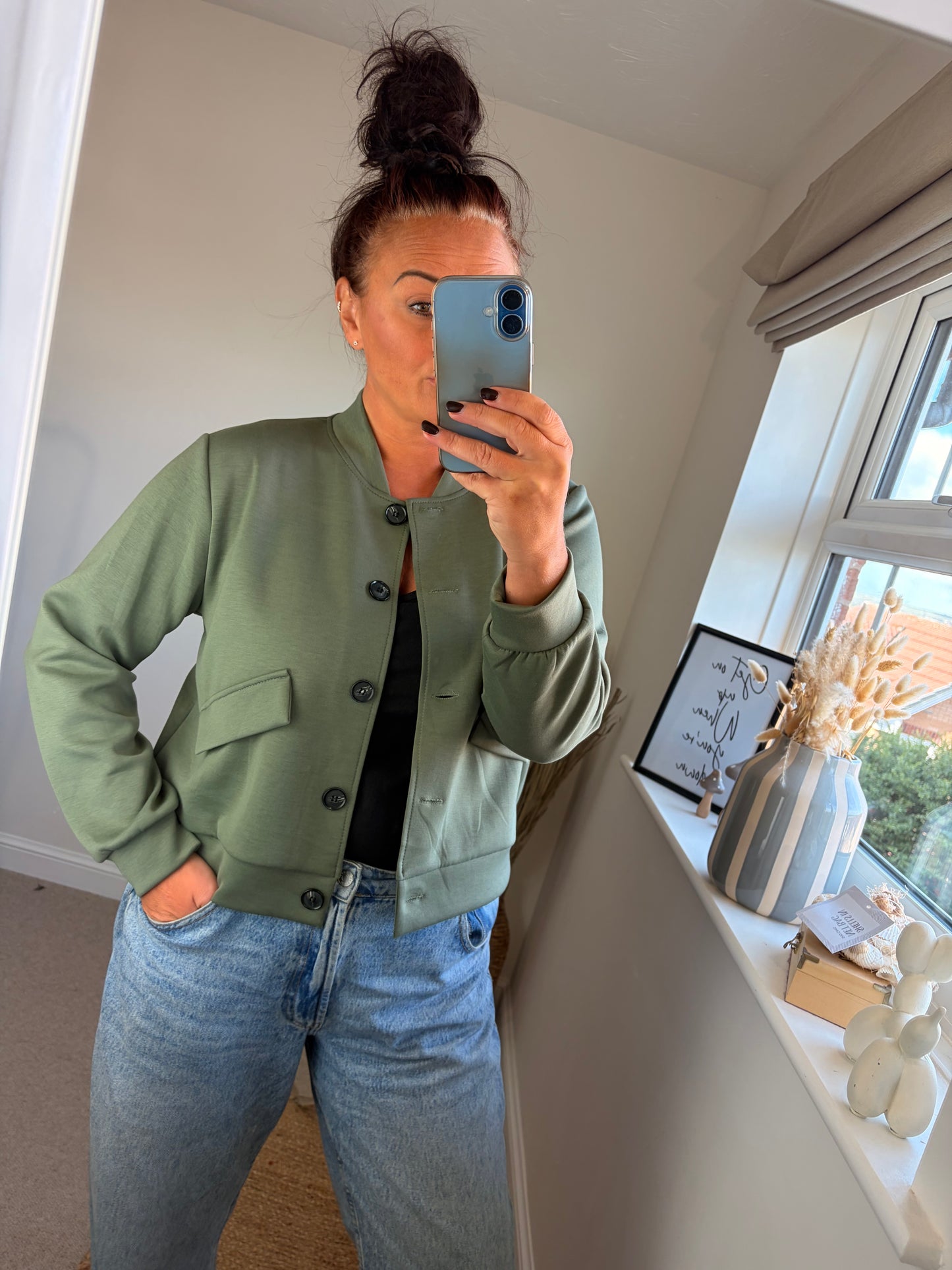 Jersey Jacket - Khaki