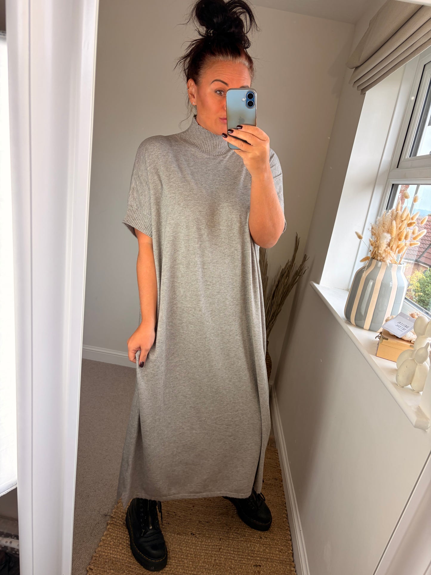 Maxi Jumper Dress - Beige (2 sizes)