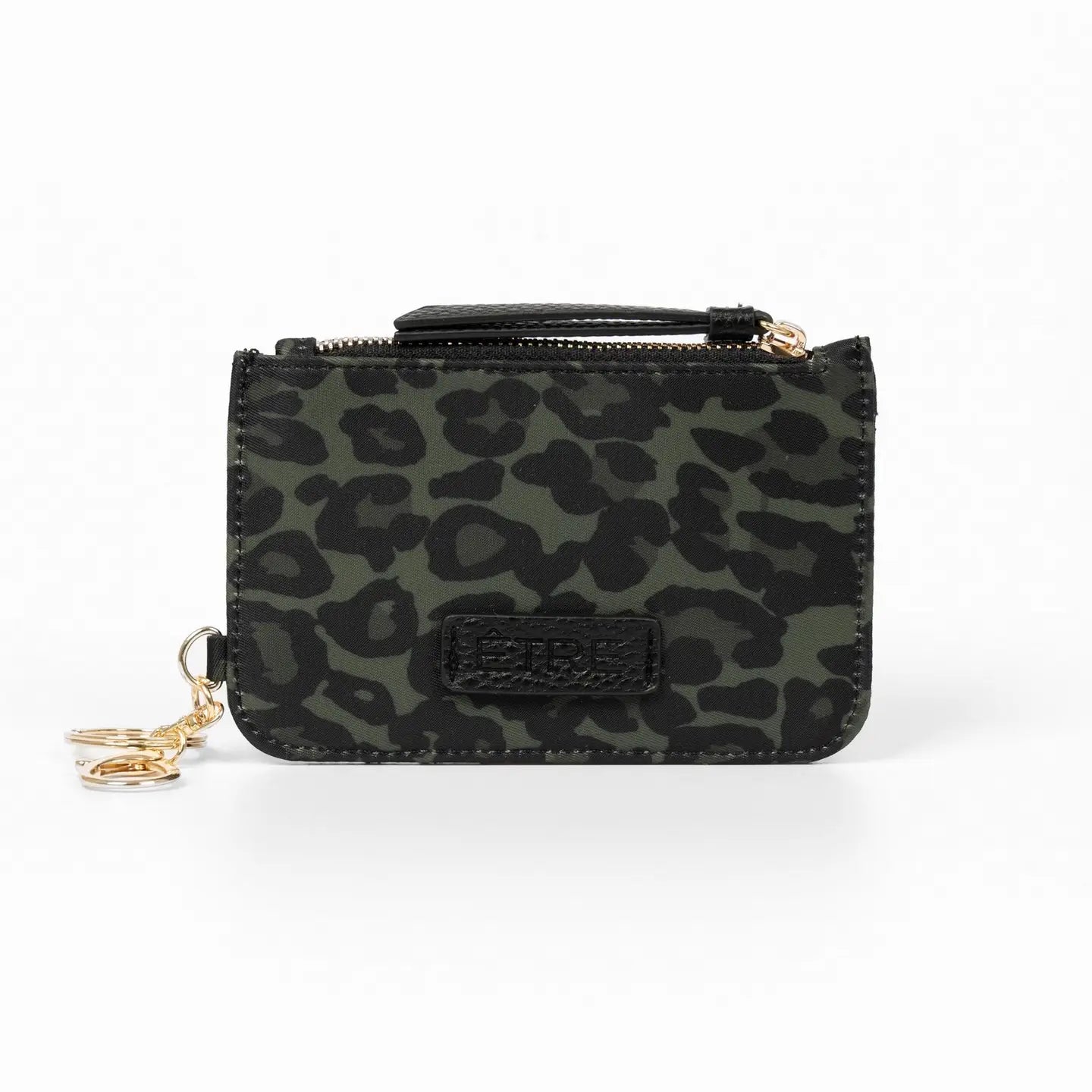 Card Holder Wallet - Leopard Khaki