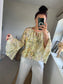 Floral Rara Top - Lemon