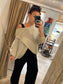 Wrap Knit - Beige