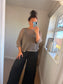 3-way Crochet Top - Mocha